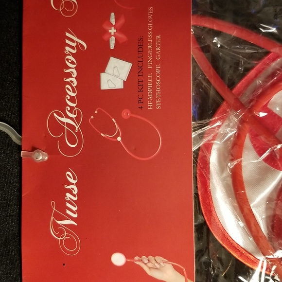 Nurse Costume Accessories 4 pieces - Picture 6 of 7